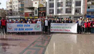 Kilis sokakları hareketlendi: Sağlıklı bir gelecek için adım attılar