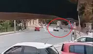 Keçiören'de dehşet anları: Güvenlik kamerasına yansıyan kaza ağır yaraladı
