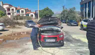Muğla'da korku dolu anlar: Seyir halindeki araç bir anda alev topuna döndü