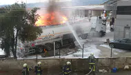 Denizli'de akaryakıt istasyonunda korku dolu anlar: Bir anlık dikkatsizlik faciaya yol açıyordu
