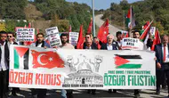 Düzce Üniversitesi kampüsünde vicdan nöbeti: Filistin için tek yürek oldular