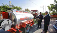 Kayseri'nin kırsalında yangınla mücadele dönemi: Traktörler artık birer itfaiye aracı
