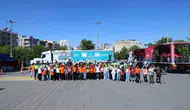 Mardinli miniklere jandarmadan uygulamalı trafik dersi