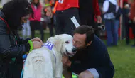 Bursa'da patili dostlar için tarihi gün: Barınaktaki köpekler ilk kez koşu parkuruna çıktı