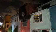 Ayvansaray'da geceyi aydınlatan korku dolu anlar