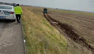 Diyarbakır'da korku dolu anlar: Freni boşalan otobüs tarlaya daldı