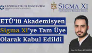 Erzurumlu akademisyene küresel bilim dünyasından tam yetki