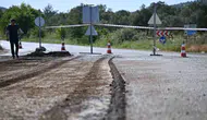 Manisa’da iki mahalleyi bağlayan yol trafiğe kapatıldı
