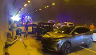 Osmaniye Taşoluk Tüneli'nde zincirleme trafik kazası