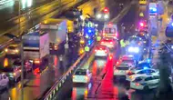 Küçükçekmece’de görev başındaki polise otomobil çarptı