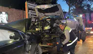 Beşiktaş Çırağan Caddesi üzerinde gece yarısı trafik felç oldu