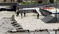 Yeşilırmak’ta temizlik mesaisi bizzat başkanın elinden