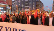 Karaman sokakları fener alayıyla aydınlandı