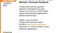 e-YÖKDİL 2026 sınav sonuçları erişime açıldı