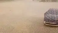 Antalya Serik’te ceviz büyüklüğünde dolu yağışı paniğe yol açtı