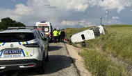 Diyarbakır'da yolcu minibüsü yoldan çıktı 19 kişi hastanelik oldu