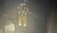 Reyhanlı’da bir ev alevlere teslim oldu