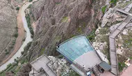 Sivas Divriği’deki 243 metrelik cam teras adrenalin tutkunlarını çağırıyor