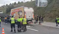 Kuzey Marmara Otoyolu'nda kamyonet kazası Bir sürücü hayatını kaybetti