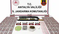 Alanya'da jandarma baskınında zehir tacirlerine ağır darbe