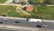 Ankara yollarında bayram dönüşü kuş bakışı denetim