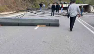 Ereğli Organize Sanayi Bölgesi yolunda tır kazası trafiği kilitledi