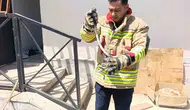 Hatay Kumlu’da evine yılan giren aile ekipleri çağırdı