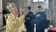 Fener Rum Patriği Bartholomeos Nevşehir’de ayin yönetti