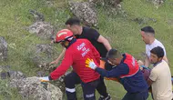 Iğdır yolunda kaza sonucu dört kişi uçuruma sürüklendi