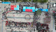 Çorum sokakları 19 Mayıs için meydanlara döküldü