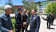 Ağrı Emniyet Müdürü Göksel Önder bayram mesaisindeki ekipleri denetledi