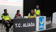 Aliağa Belediyesi personeline trafik ve şiddetle mücadele eğitimi verildi