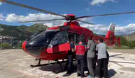 Tunceli'de ayı saldırısına uğrayan köylü için hava operasyonu yapıldı