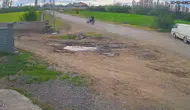 Karakoyunlu yolunda motosiklet kazası Sürücü direğe çarptı