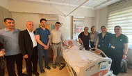 ESOGÜ yönetimi bayramda hastaneleri dolaştı