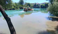 Manavgat Irmağı yine kahverengiye döndü