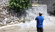 Bozdoğan’da sinek ve haşereyle mücadelede kireçleme dönemi