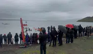 Çıldır Gölü’nde gençlerin su üstündeki heyecanlı 19 Mayıs kutlaması
