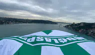 Muğlaspor’un şampiyonluk bayrağı İstanbul Boğazı’nı yeşil beyaza boyadı