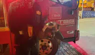 Besni'de otomobilin motoruna sıkışan kedi kurtarıldı