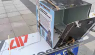 Hasta çocuğun umudu olan yardım kutusunu çaldılar