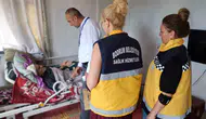 Bodrum Belediyesi evde bakım hizmeti alan hastaları bayramda unutmadı