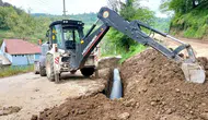 Yığılca Naşlar köyünde sel baskınlarına karşı altyapı önlemi