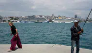 İstanbul limanlarında aynı anda dört dev gemi buluştu