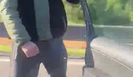 Bolu Dağı'nda yol verme kavgası kameraya yansıdı