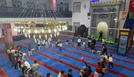 Eskişehirli çocuklar aileleriyle camide buluştu