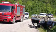 Çanakkale’de feci kaza Direksiyon hakimiyetini kaybeden sürücü yaşamını yitirdi