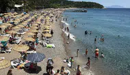 Bodrum sahillerinde bayram bereketi