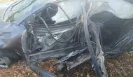 Şanlıurfa yolunda otomobil şarampole uçtu
