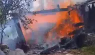 Kastamonu Tosya'da bir köyde samanlık yangını paniği